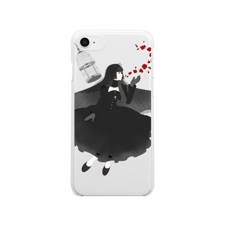 黒き乙女 背景透過 Clear Smartphone Cases Iphone By Acoco Mint Nianniinian Suzuri