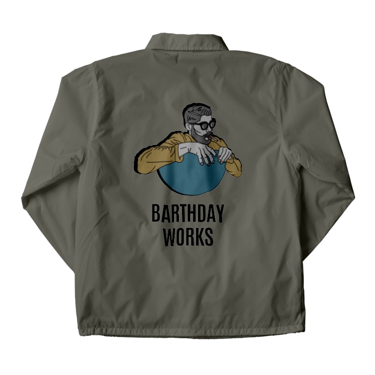 Original 電子芸術製作所 Barthdayworks のコーチジャケット通販 Suzuri スズリ Original 電子芸術製作所 Barthdayworks のコーチジャケット通販 Suzuri スズリ