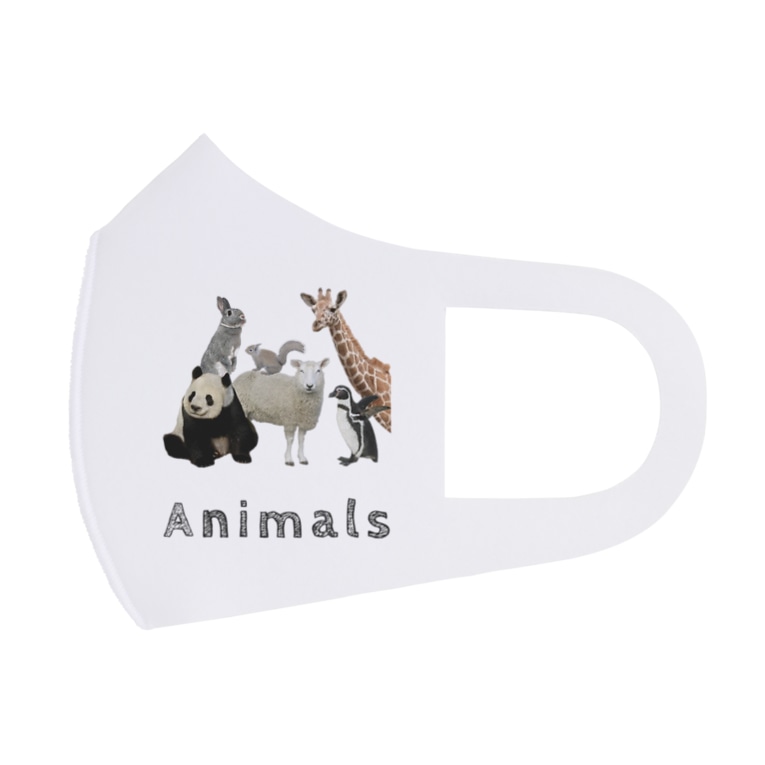 動物園が好きな人へ アニマルズ いきもの大好き ほほえみフレンズ Hohoemi Friends のフルグラフィックマスク通販 Suzuri スズリ