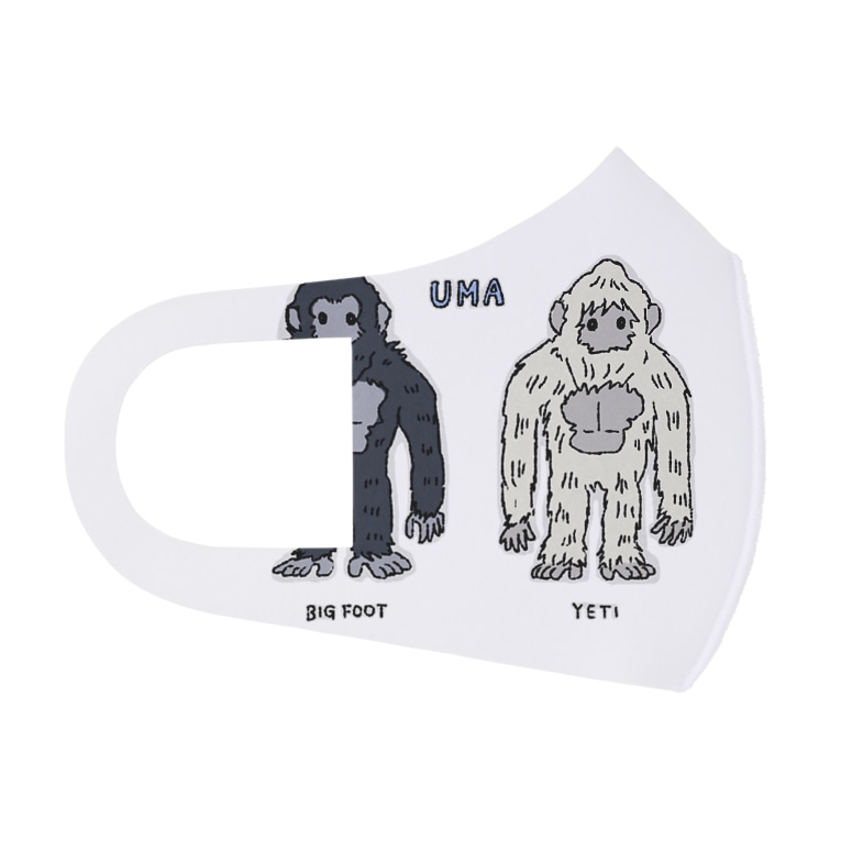 Uma ビッグフット イエティ すとろべりーガムfactory Frisk5 のフルグラフィックマスク通販 Suzuri スズリ