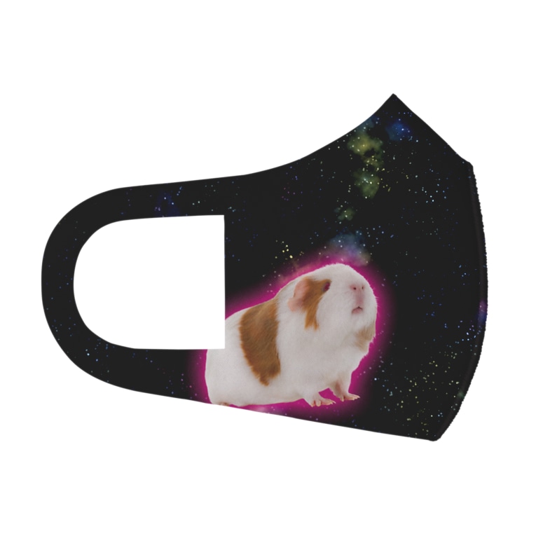 宇宙モルモット かわいいモルモットショップ Chaipig のフルグラフィックマスク通販 Suzuri スズリ 宇宙モルモット かわいいモルモットショップ Chaipig のフルグラフィックマスク通販 Suzuri スズリ