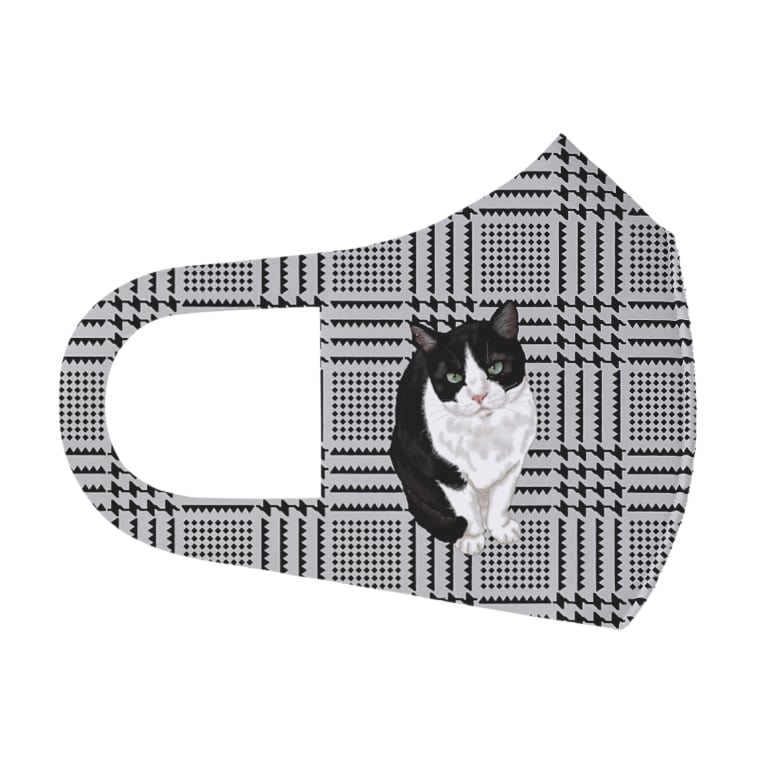白黒ハチワレ猫マスク 猫とやっし ぃのアレコレ Yassiecatcat のフルグラフィックマスク通販 Suzuri スズリ 白黒ハチワレ猫マスク 猫とやっし ぃのアレコレ Yassiecatcat のフルグラフィックマスク通販 Suzuri スズリ