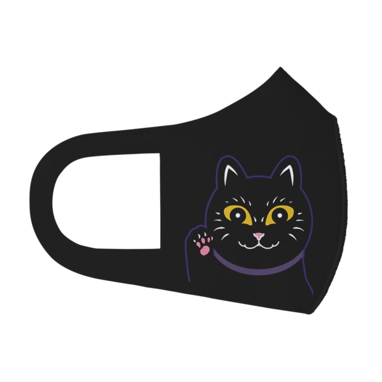Nekotive 黒猫マスク Ogr Lab Nekotive1226 のフルグラフィックマスク通販 Suzuri スズリ
