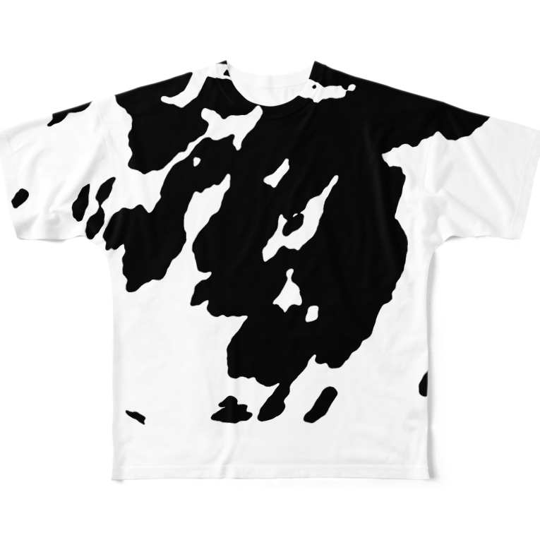 ホル柄リアルタイプ 牛のtシャツ屋 Cowlovesmusic のフルグラフィックtシャツ通販 Suzuri スズリ