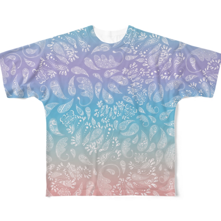 ペイズリー柄 夕暮 Tommmmyのフルグラフィックtシャツ通販 Suzuri スズリ