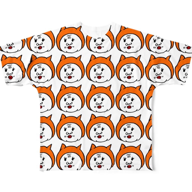 総柄ババちゃん 右手リアンうめもと公式 Umemoto66 のフルグラフィックtシャツ通販 Suzuri スズリ 総柄ババちゃん 右手リアンうめもと公式 Umemoto66 のフルグラフィックtシャツ通販 Suzuri スズリ