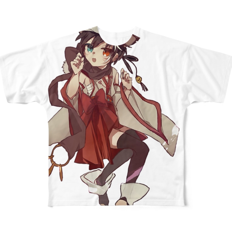 男の娘巫女ちゃん Full Graphic T Shirts By Siranuinanasi Suzuri