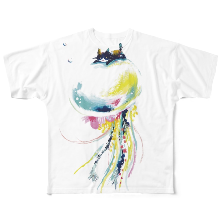 くらげねこ Nekonekko Maikamakura のフルグラフィックtシャツ通販 Suzuri スズリ くらげねこ Nekonekko Maikamakura のフルグラフィックtシャツ通販 Suzuri スズリ