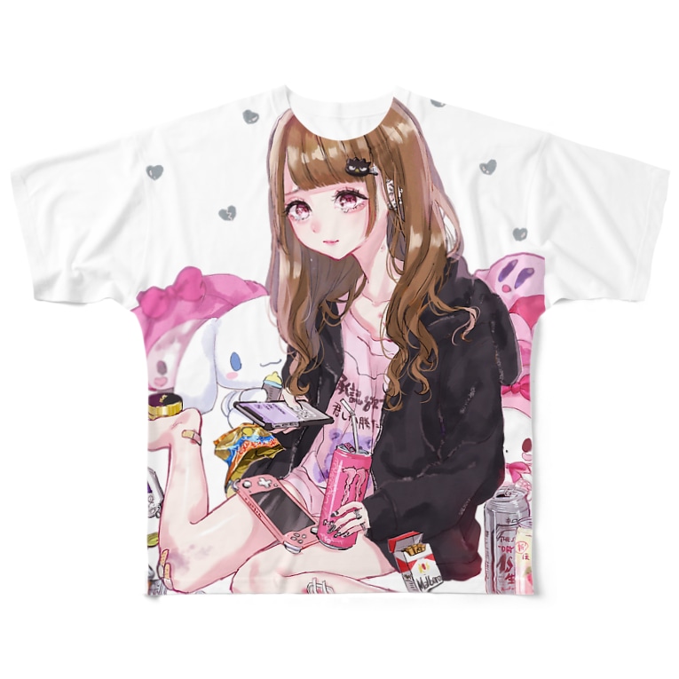 依存ちゃん めたんのみせ Me Ch4 のフルグラフィックtシャツ通販 Suzuri スズリ