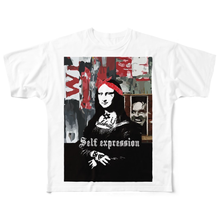 ストリートアート モナリザ Nosのフルグラフィックtシャツ通販 Suzuri スズリ ストリートアート モナリザ Nosのフルグラフィックtシャツ通販 Suzuri スズリ