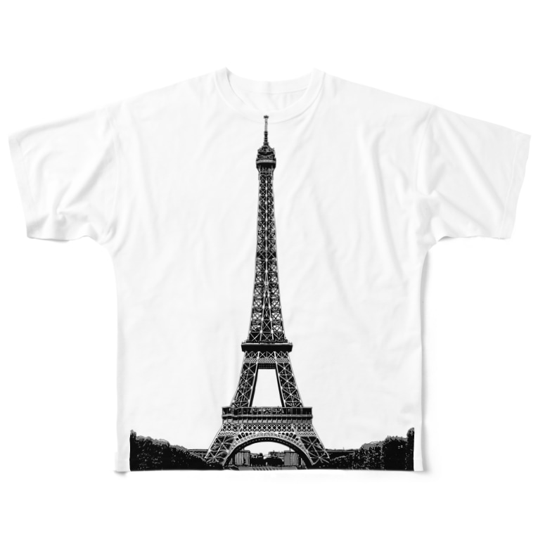 エッフェル塔 マンガitアシスタント ショップ Manga Hana のフルグラフィックtシャツ通販 Suzuri スズリ エッフェル塔 マンガitアシスタント ショップ Manga Hana のフルグラフィックtシャツ通販 Suzuri スズリ