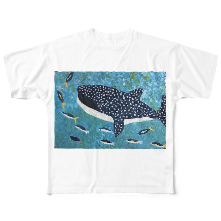 ちぎり絵ジンベエザメ あら4ゆうちゃん小屋 V Ara4yuchan V のフルグラフィックtシャツ通販 Suzuri スズリ ちぎり絵ジンベエザメ あら4ゆうちゃん小屋 V Ara4yuchan V のフルグラフィックtシャツ通販 Suzuri スズリ