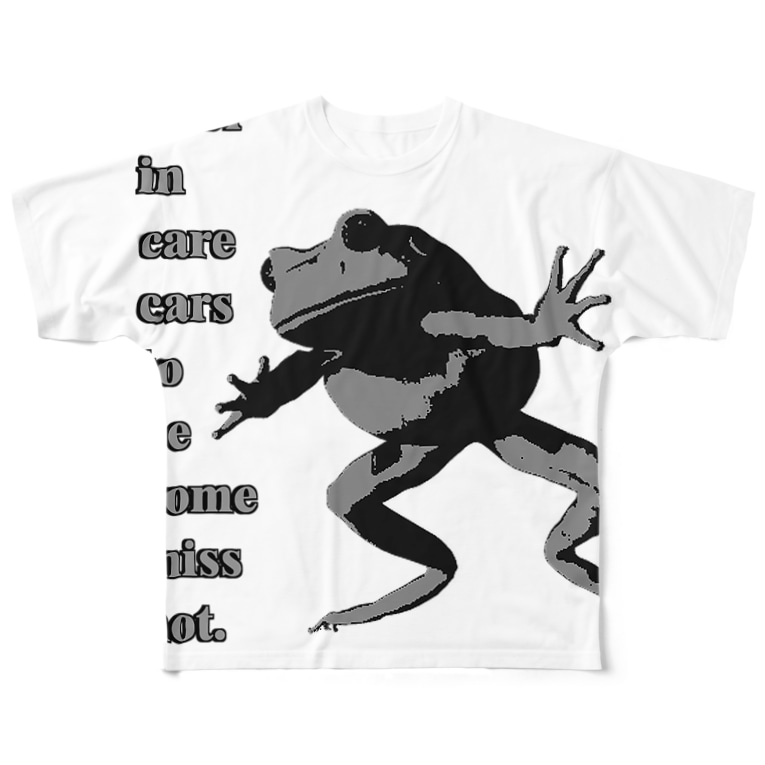 かわず飛び込む Nanairo Factoryのフルグラフィックtシャツ通販 Suzuri スズリ かわず飛び込む Nanairo Factoryのフルグラフィックtシャツ通販 Suzuri スズリ