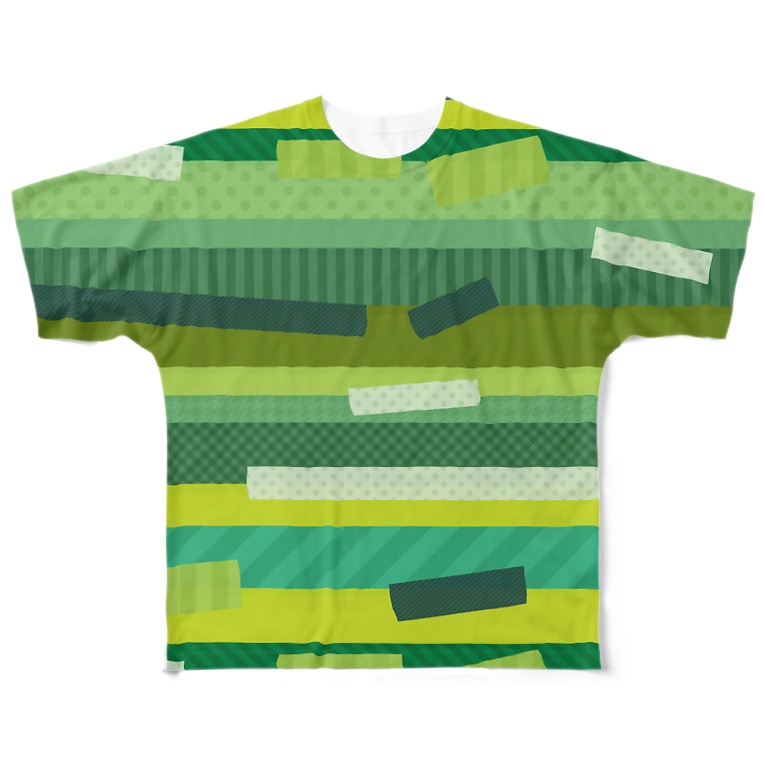 緑色のマスキングテープフレーム模様 つきしょっぷ Tuki Tuki のフルグラフィックtシャツ通販 Suzuri スズリ 緑色のマスキングテープフレーム模様 つきしょっぷ Tuki Tuki のフルグラフィックtシャツ通販 Suzuri スズリ