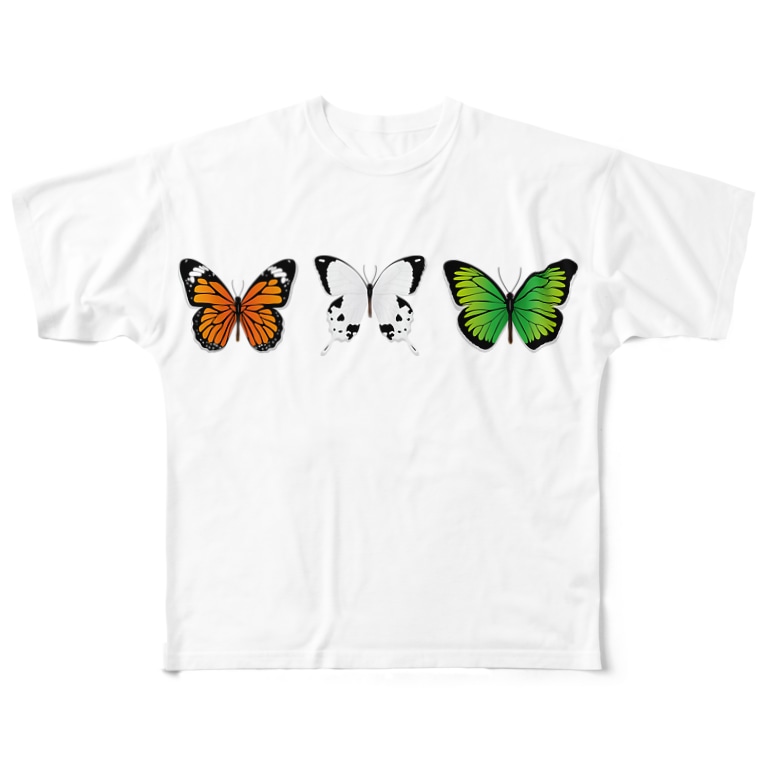 3匹の綺麗な蝶々 リラックス商会 Naqtaq のフルグラフィックtシャツ通販 Suzuri スズリ 3匹の綺麗な蝶々 リラックス商会 Naqtaq のフルグラフィックtシャツ通販 Suzuri スズリ