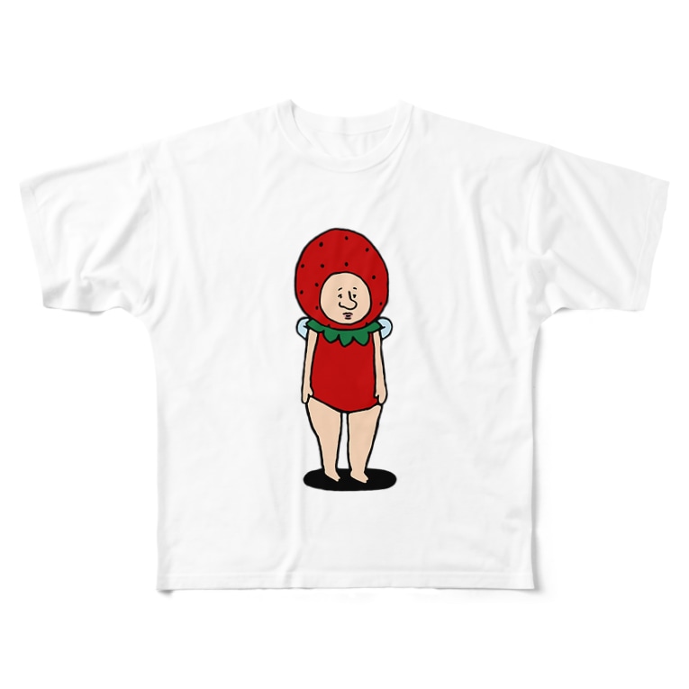 いちごの妖精さん Yuwiiの店 ゆぅぅぃー Yuwii のフルグラフィックtシャツ通販 Suzuri スズリ