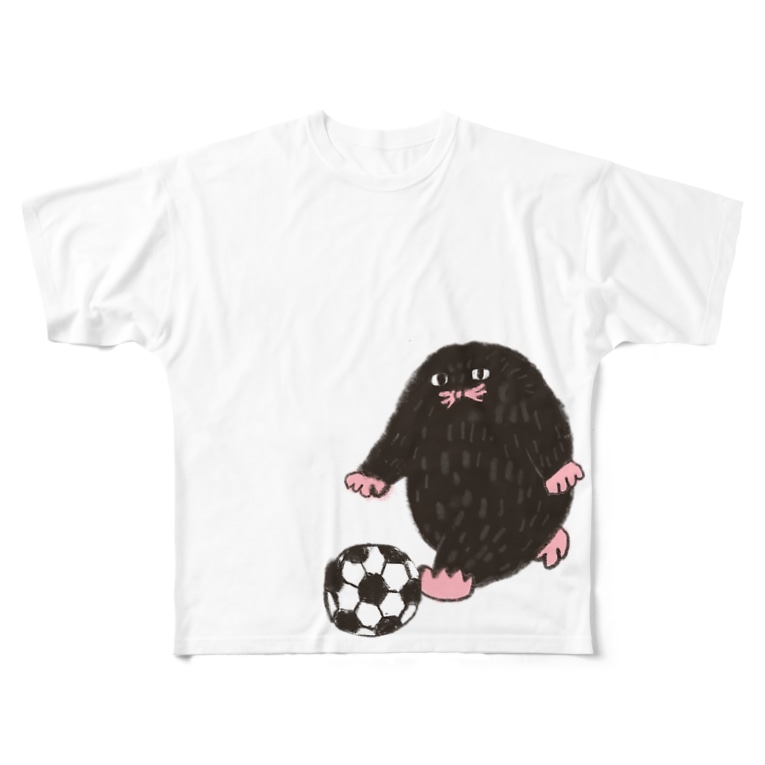 もぐらのおぐらさん サッカー アコル Acorchen のフルグラフィックtシャツ通販 Suzuri スズリ