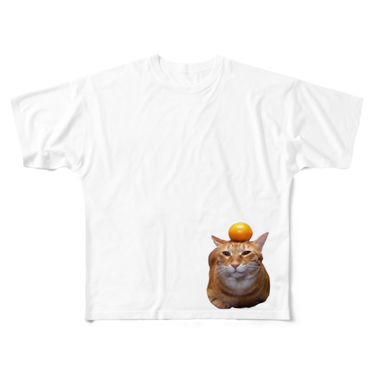 カッコイイ 家の男前にゃんこ トロワ イラスト 写真館 Masatorowa のフルグラフィックtシャツ通販 Suzuri スズリ