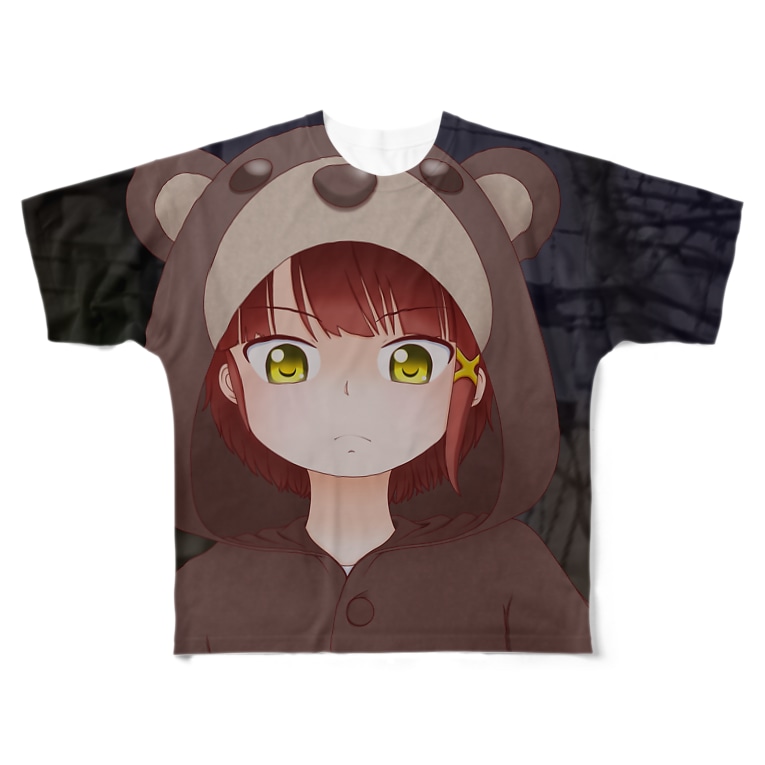 Serial Experiments Lain クマさんパジャマ アクイ Kazxkazu Kazxkazu のフルグラフィックtシャツ通販 Suzuri スズリ