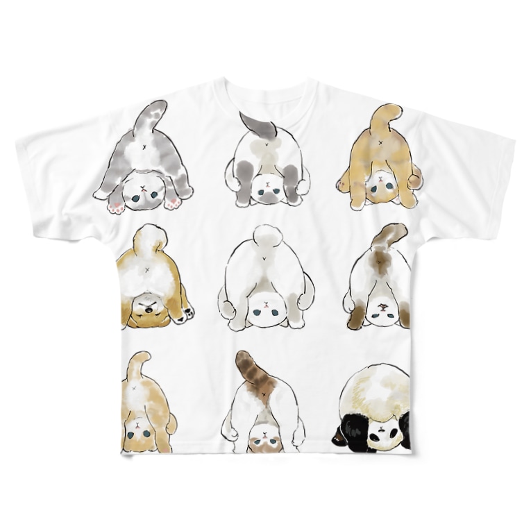 おちりコレクション Mofusand Mofu Sand のフルグラフィックtシャツ通販 Suzuri スズリ