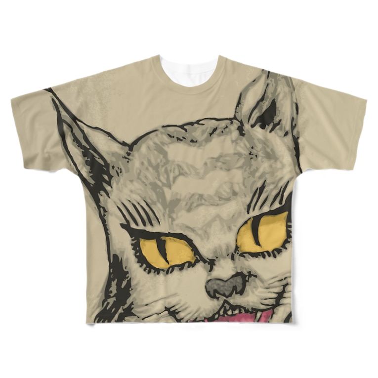 化け猫 ぺいぺいぺい Xb のフルグラフィックtシャツ通販 Suzuri スズリ