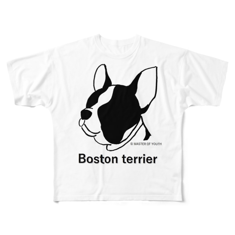 ボストンテリアイラスト 愛犬シリーズ Master Of Youth Master Of Youth のフルグラフィックtシャツ通販 Suzuri スズリ ボストンテリアイラスト 愛犬シリーズ Master Of Youth Master Of Youth のフルグラフィックtシャツ通販 Suzuri スズリ