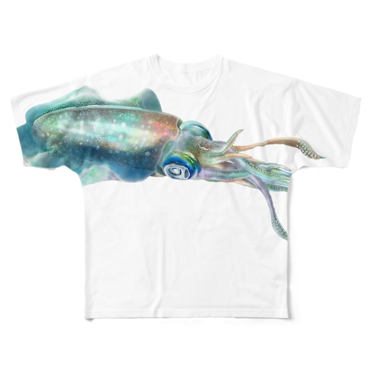 アオリイカ Ojik Ojik のフルグラフィックtシャツ通販 Suzuri スズリ アオリイカ Ojik Ojik のフルグラフィックtシャツ通販 Suzuri スズリ