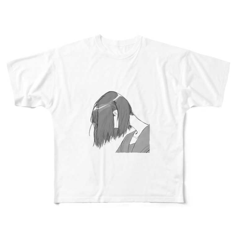 ショートボブ女の子 Izutani Mukyuのフルグラフィックtシャツ通販 Suzuri スズリ