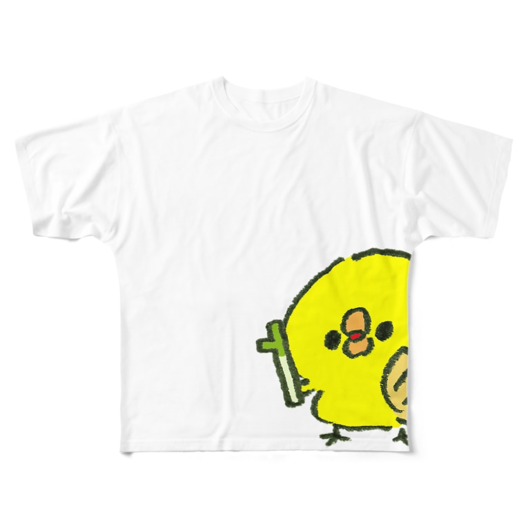 ねぎと鍋のふたを持ったひよこ ぴよたそ商店 Piyotaso のフルグラフィックtシャツ通販 Suzuri スズリ ねぎと鍋のふたを持ったひよこ ぴよたそ商店 Piyotaso のフルグラフィックtシャツ通販 Suzuri スズリ