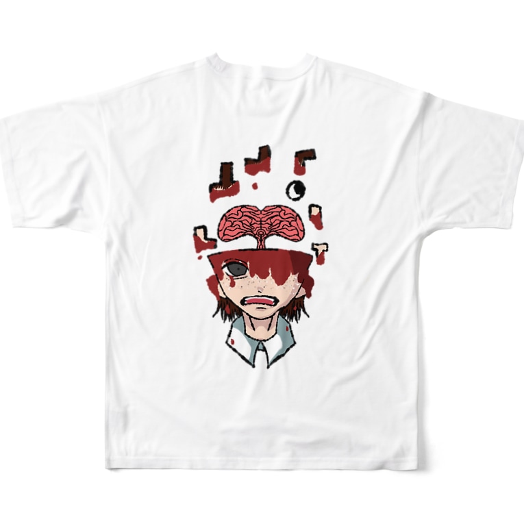 頭爆発してるスタンプ Full Graphic T Shirts By Rumiiiiii Suzuri