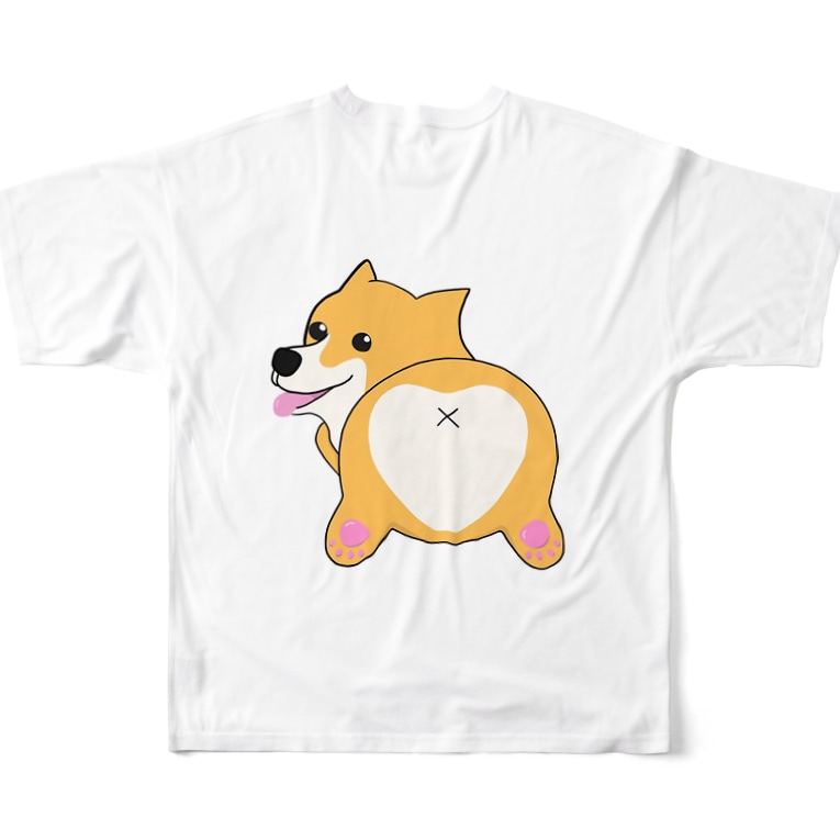 コーギー 犬 おしり グッズ たいやき 36tnws6ythhzana のフルグラフィックtシャツ通販 Suzuri スズリ