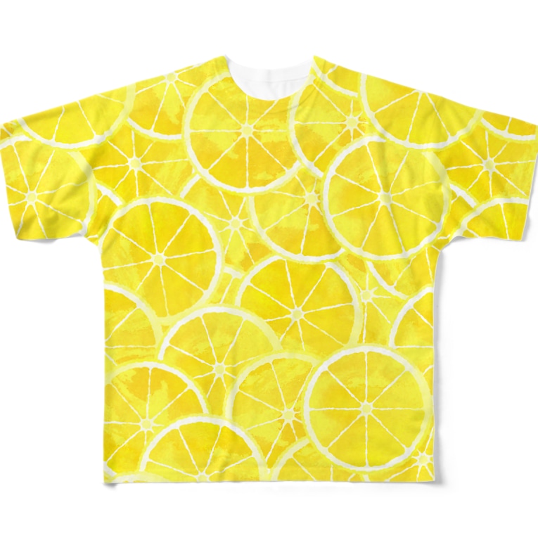 レモンイラストのフルグラフィックtシャツ アダメロショップ Adamero777 のフルグラフィックtシャツ通販 Suzuri スズリ