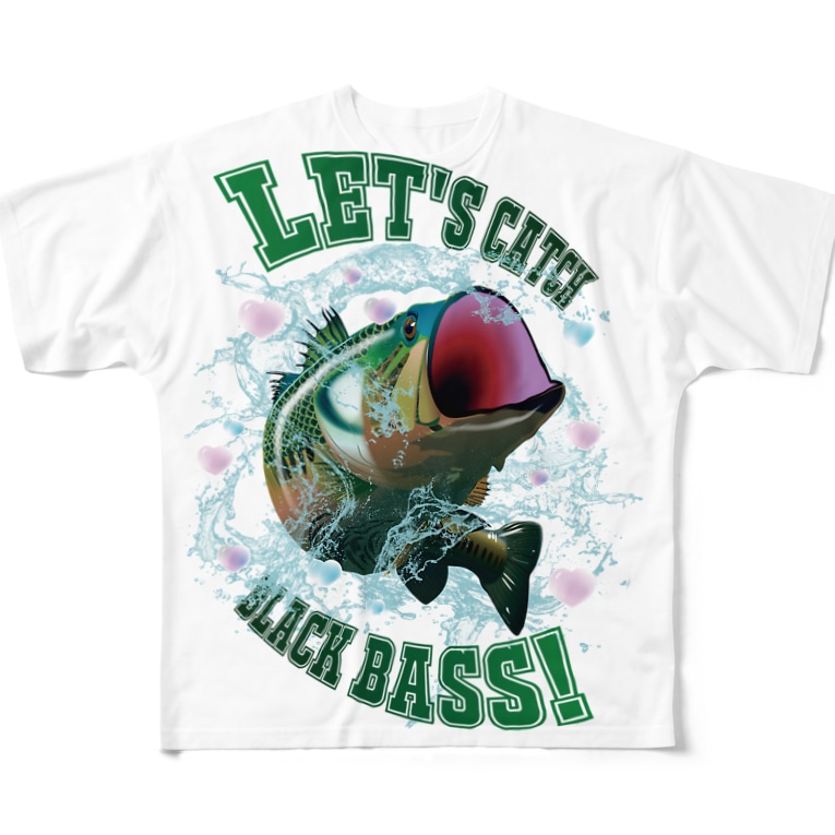 バス釣り最高 Drecome Designのフルグラフィックtシャツ通販 Suzuri スズリ バス釣り最高 Drecome Designのフルグラフィックtシャツ通販 Suzuri スズリ