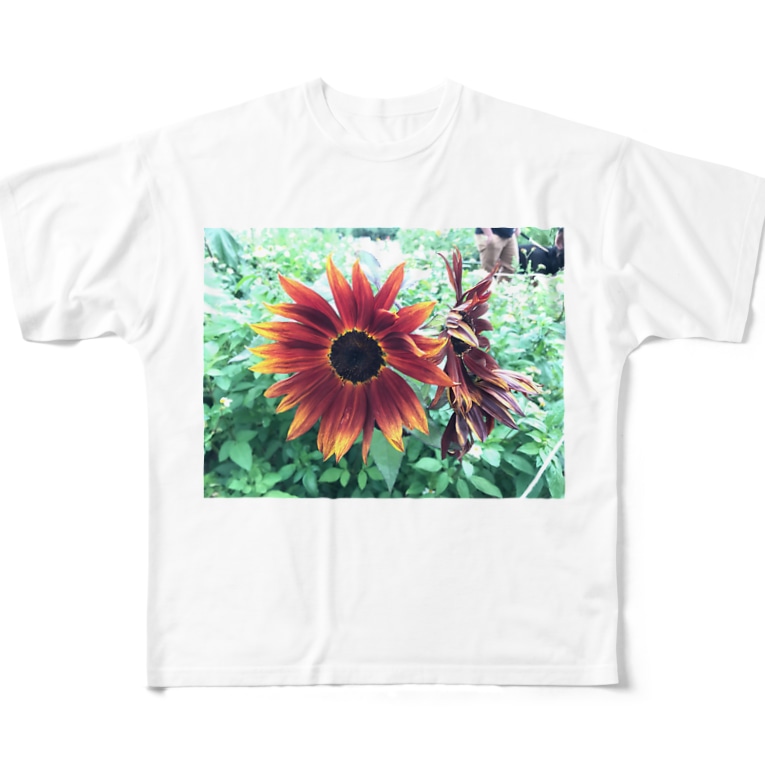 黒ひまわり Ma Sa Shop Masa Ru のフルグラフィックtシャツ通販 Suzuri スズリ