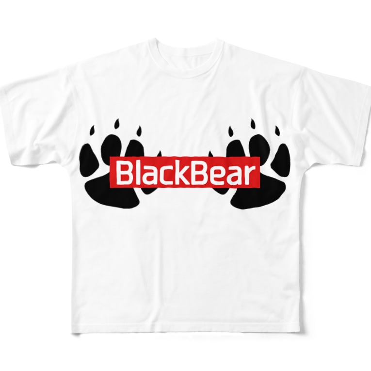 もみもみ くろくまちゃん Blackbear 2525 のフルグラフィックtシャツ通販 Suzuri スズリ