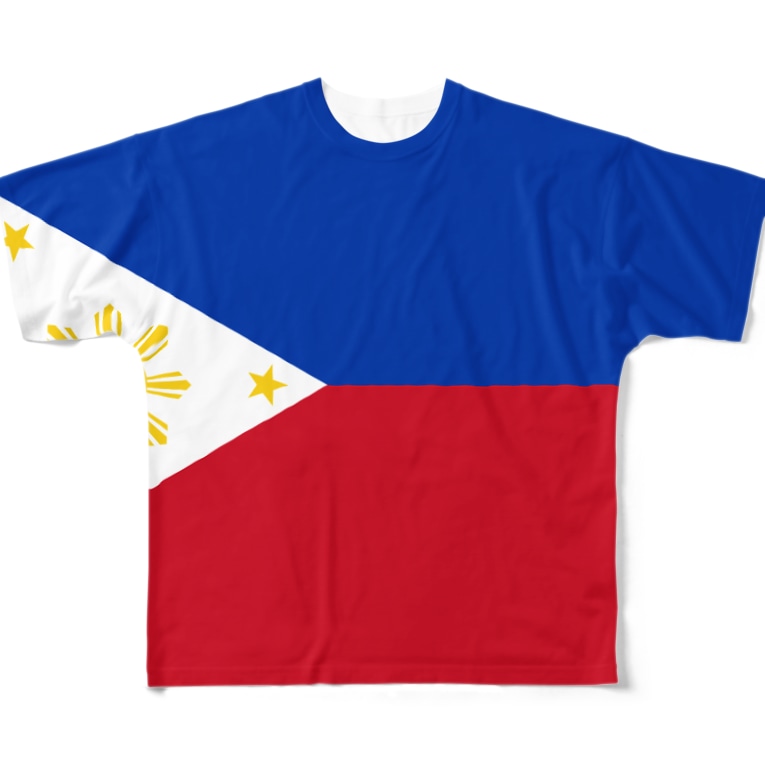 フィリピン国旗 全柄 大 Ooshou のフルグラフィックtシャツ通販 Suzuri スズリ