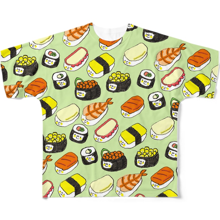 お寿司食べたい ゴキゲンサンショップ Gokigensun4649 のフルグラフィックtシャツ通販 Suzuri スズリ お寿司食べたい ゴキゲンサンショップ Gokigensun4649 のフルグラフィックtシャツ通販 Suzuri スズリ