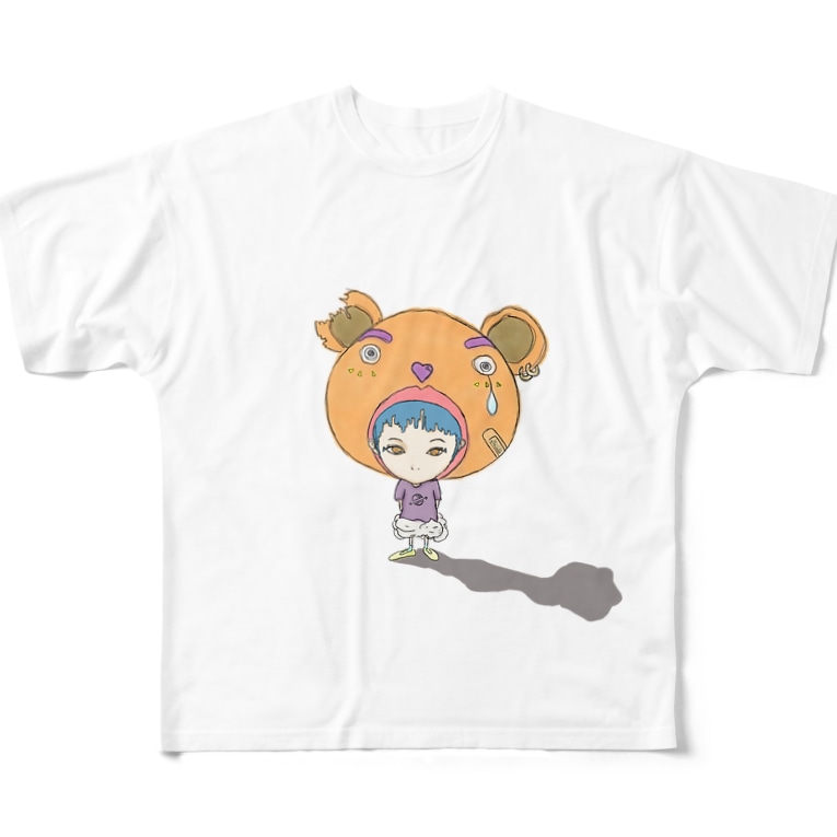 スイミースイミー 002 A Full Graphic T Shirts By アイム I Am Suzuri