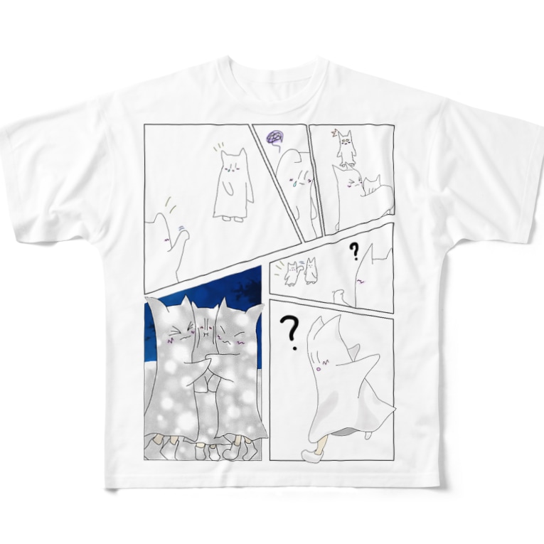 ユリンさんデザイン 漫画風デザイン Full Graphic T Shirts By モモタンショップ Momonga Suzuri