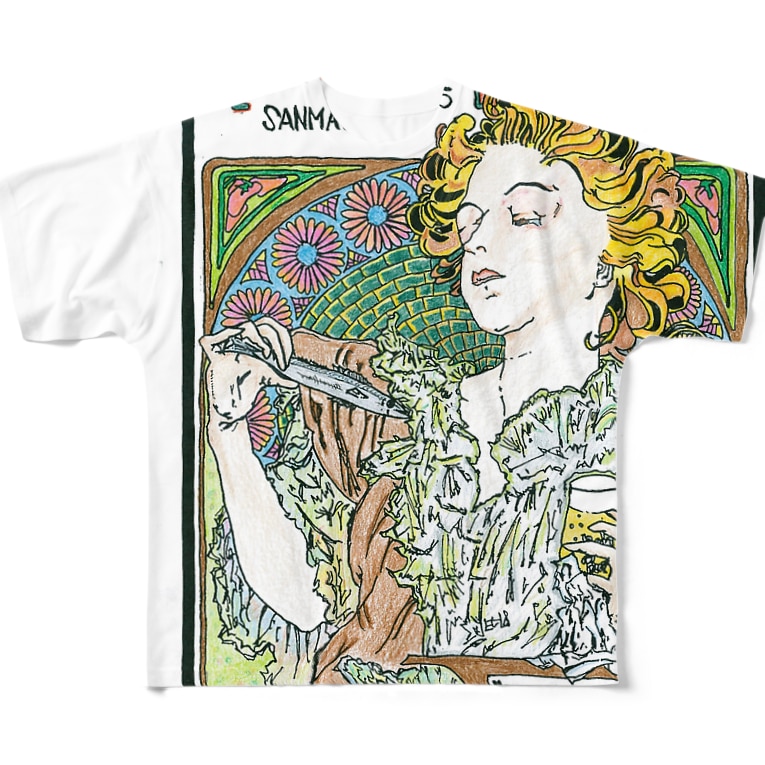 ミュシャ風 八代よかとこ物産館 Gm Yokatoko のフルグラフィックtシャツ通販 Suzuri スズリ ミュシャ風 八代よかとこ物産館 Gm Yokatoko のフルグラフィックtシャツ通販 Suzuri スズリ