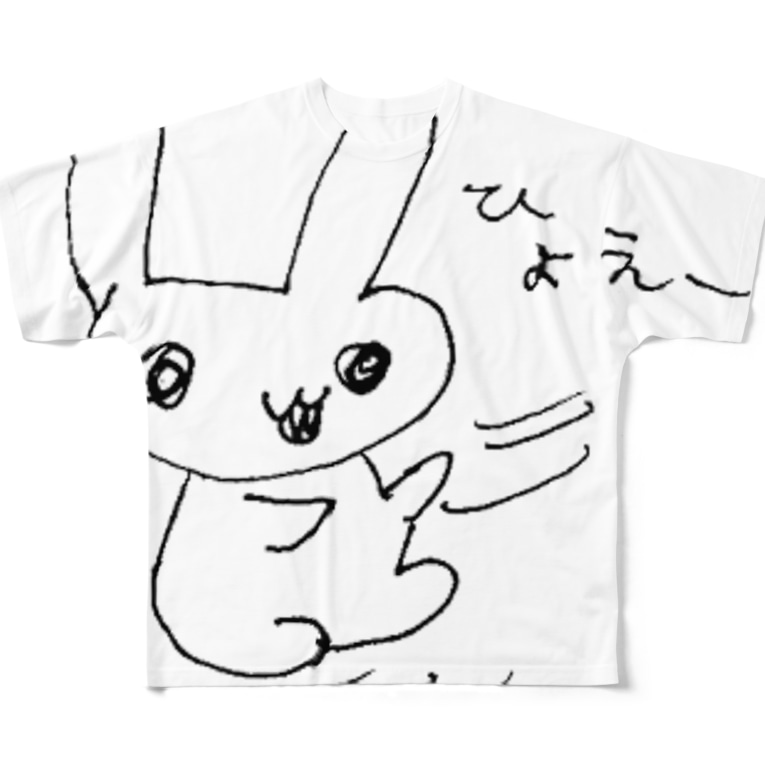 肉食うさぎ ひょえー 都愛ともか Tometomoka のフルグラフィックtシャツ通販 Suzuri スズリ 肉食うさぎ ひょえー 都愛ともか Tometomoka のフルグラフィックtシャツ通販 Suzuri スズリ