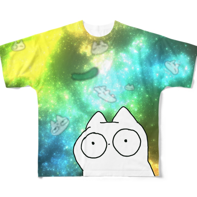 宇宙ネコやつ ささの うゃ Uya Sasano のフルグラフィックtシャツ通販 Suzuri スズリ 宇宙ネコやつ ささの うゃ Uya Sasano のフルグラフィックtシャツ通販 Suzuri スズリ