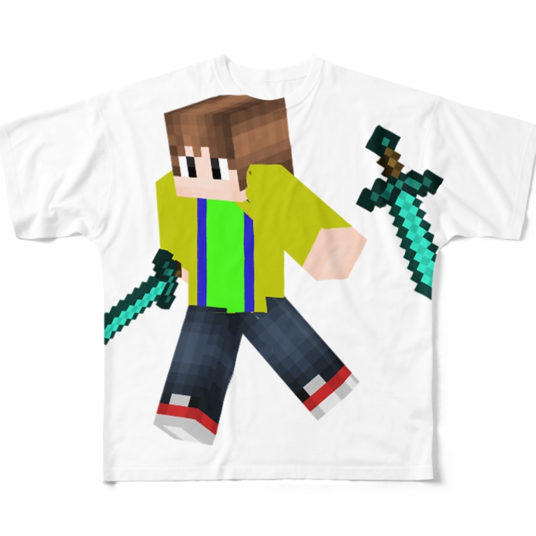 みっくんminecraft みっくんチャンネル Mikkin のフルグラフィックtシャツ通販 Suzuri スズリ