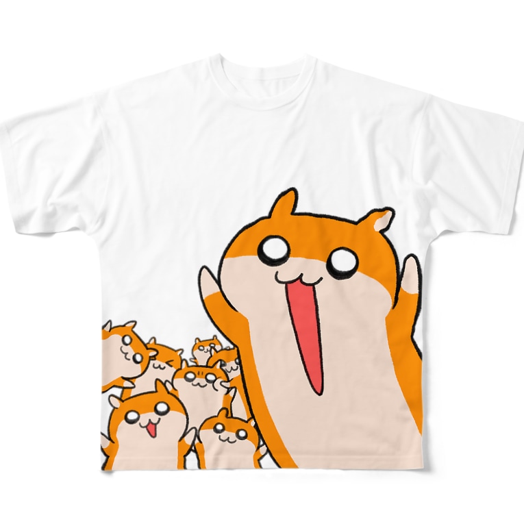 大きなクソハムちゃん Noricopo Noporico のフルグラフィックtシャツ通販 Suzuri スズリ