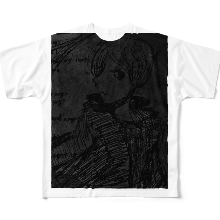 心が泣いているんだ Uno Manaki Drang 06 のフルグラフィックtシャツ通販 Suzuri スズリ