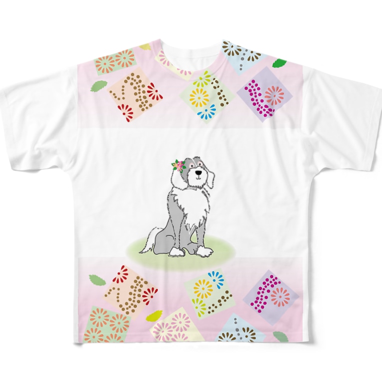 可愛い犬のイラストgoods ジルトチッチのデザインボックス Ocplanning のフルグラフィックtシャツ通販 Suzuri スズリ