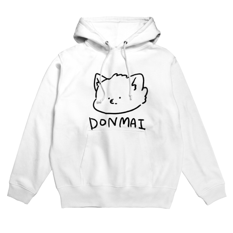 ゆるいオオカミくん Donmai Hoodies By やきえもん Yakiemo N Suzuri