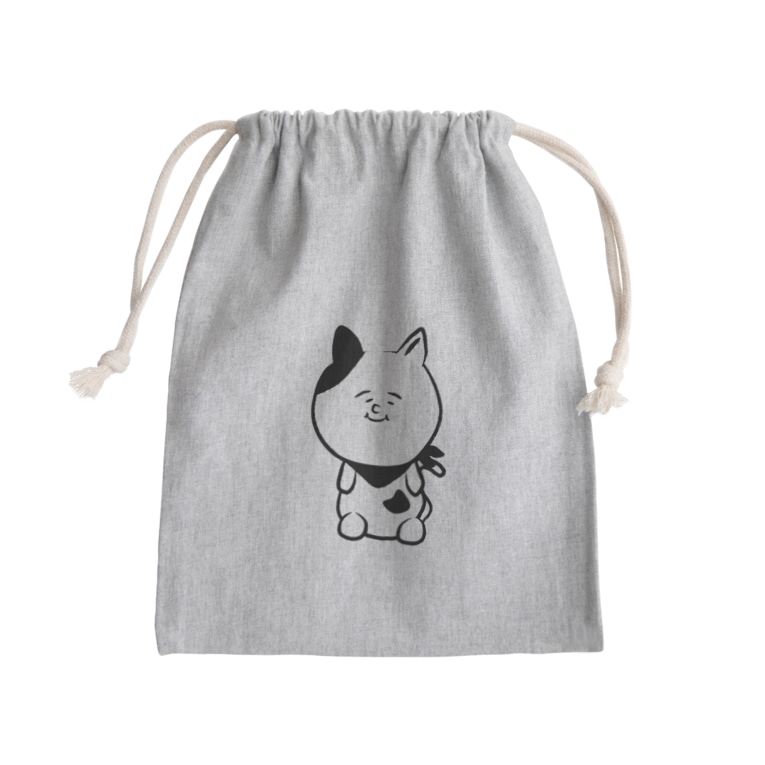 ゆるいねこさ モノクロ Kinchaku By ゆるいおもち屋 Yuruiomochi Suzuri ゆるいねこさ モノクロ Kinchaku By ゆるいおもち屋 Yuruiomochi Suzuri