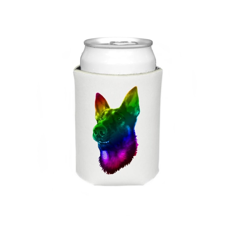 虹色犬 Koozies By 狂気のいぬ屋さん Prucia Royal Suzuri 虹色犬 Koozies By 狂気のいぬ屋さん Prucia Royal Suzuri