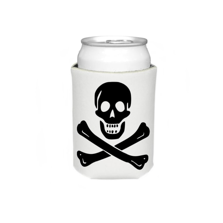 海賊旗スカル Jolly Roger サミュエル ベラミーの海賊旗 黒ロゴ Koozies By Dripped Dripped Suzuri 海賊旗スカル Jolly Roger サミュエル ベラミーの海賊旗 黒ロゴ Koozies By Dripped Dripped Suzuri